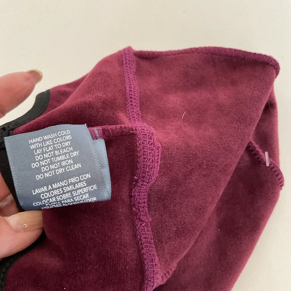 C9 Champion Women's Jersey Velour Beanie Burgundy Winter NWT